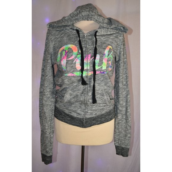 Pink Zip Hoodie size small - Picture 2 of 7